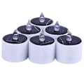 Miniatyrbilde 8 av 8: Gule solenergi LED-stearinlys Flammefri elektronisk solenergi LED T