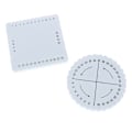 Miniatyrbillede 7 af 8: Kumihimo Perle Snor Disk/Disk Fletning Flettet Plade DIY Hånd B