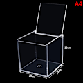 Miniatyrbillede 1 af 7: Klar Acryl Cube Favor Box af Plexi Akryl Glas Plast 10x10x10cm