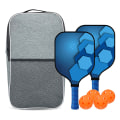 Miniatyrbillede 2 af 8: Pickleball Paddle Cover Pickleball ketcher ærmetaske med håndtag Gray