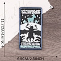 Miniatyrbillede 1 af 5: Broderi Iron Patches Monster Cloth Applikationer Badge Extraterr 07