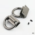 Miniatyrbild 1 av 8: Metal Bag Side Edge Hang Spänne Ny stil Clip Spänne för DIY Le A3