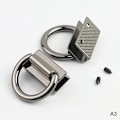 Miniatyrbilde 1 av 8: Metal Bag Side Edge Hang Spenne Ny stil Clip lås for DIY Le A3