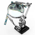 Miniatyrbillede 2 af 7: Tredjehånds loddekolbeholder Clamp Helping Hands Clip Tool P A/with lens