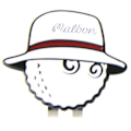 Pikkukuva 1 / 8: 1 kpl Cap pidikkeet Mark Golfpallon asento Irrotettava Golfhattu M White C