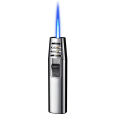 Miniatyrbillede 2 af 8: Vindtæt oppustelig Butan Jet Flame Lighter Køkken BBQ Ignit Blue