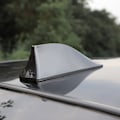 Miniatyrbillede 7 af 8: Car Radio Shark Fin Car Shark Antenne Radio FM Signal Design Fo Red