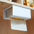 Miniatyrbilde 4 av 8: Selvklebende vevboksholder for vevboks, vevholder for veggmontering Gray