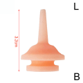 Miniatyrbillede 1 af 5: 1 stk Universal Pet Foder Nippel Mini Cat Silikone Foder Pac A1