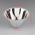 Miniatyrbillede 1 af 8: LED Aluminium Reflektor Cup uden monteringsplade Reflekterende Cu D