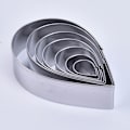 Miniatyrbilde 6 av 8: 7PCS Blomsterhjerteform Mousse Ringform Rustfritt Stål C