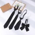 Pikkukuva 5 / 8: Uniform JK Girls Black Simple Solmiot Stage Performance Matte A4