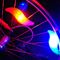 Miniatyrbillede 5 af 8: Cykel Hjul Eger Lys Vandtæt Balance Cykel LED Dæk Dæk Multicolor