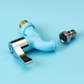 Miniatyrbilde 8 av 8: 4 farger Kran 1/2" Hann Veggmontert Vaskehine Kran Balc Green