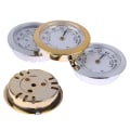 Miniatyrbilde 2 av 8: Direct Pin Embedded 37mm Pointer Mini Termometer Hygrometer Fo Thermometer Gold