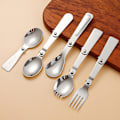 Miniatyrbilde 2 av 8: 304 rustfritt stål Creative servise Outdoor Portable Three-F A