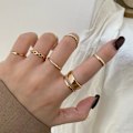 Pikkukuva 4 / 5: 7 kpl set , kuuma myynti metalli ontto pyöreä O Gold
