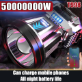 Miniatyrbilde 2 av 8: Super Bright oppladbar hodelykt 1200mAh High Power hodelykt white core