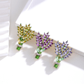 Miniatyrbilde 2 av 8: Mote Krystall Lavendel Brosjer Pins Dameklær Smykker P C