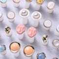 Miniatyrbillede 4 af 8: 8 stk Nail Art Toe Separator Silikone Fod Tæ Separator Gel F H