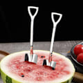 Miniatyrbilde 4 av 8: Kaffeskje Lery Sett Rustfritt Stål Retro Jern Spade Ice Cre B
