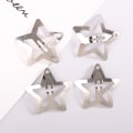 Pikkukuva 2 / 8: 4 kpl Hopeanvärinen Star BB -hiusneula Minimalist Star Snap Hair Cli