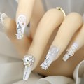 Miniatyrbilde 5 av 8: 1 stk Glitter Full Zirkon Juletre Perler Diamanter Legering Nai A8