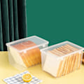 Miniatyrbild 7 av 8: Brödförvaringslåda Brödbehållare Transparent Brödlåda Plast 1PCS