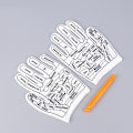 Miniatyrbild 5 av 8: 1Set Handskar Hand Zonterapi Akupunkt Akupressur Verktyg Handske 1 set