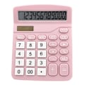 Miniatyrbillede 3 af 5: 12 cifre elektronisk regnemaskine Desktop regnemaskiner Hjemmekontor Green