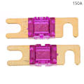 Miniatyrbillede 1 af 8: 2 stk forgyldt stud bilsikringer mini bil eller sikring 20A-200A 32V Au 150A