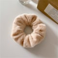 Miniatyrbilde 1 av 5: Vinter Varm mykt hår Scrunchies kvinner e Plush Elastic Multicol Light coffee