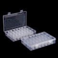 Miniatyrbilde 1 av 8: Transparent 24 Grids Oppbevaringsboks Plast Brodery Floss Bobbi