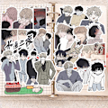 Pikkukuva 2 / 7: 70 kpl Manga-tarra PVC-vedenpitävät tarrat ja kannettavan tietokoneen case itse