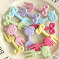 Miniatyrbilde 2 av 7: Tegneserie Fruktgaffel Tannpirkere e Dyr  Utvalg Mini Lunsj Bo 10PCS