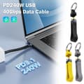Pikkukuva 2 / 8: Monitoiminen PD240W USB4.0 40Gbps FPC-datakaapeli Type-c Inte A3 without keychain