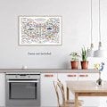 Pikkukuva 2 / 7: Healing Web Poster Natural Remedies Chart Canvas Wall Art Horiz 1