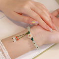Miniatyrbillede 2 af 8: Nyt elegant luksusdesignarmbånd hvid farve Peach Blossom B