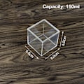 Miniatyrbillede 1 af 8: Firkantet Høj Transparent Plastic Box Betta Breeding Box Mini Can A4