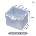 Pikkukuva 1 / 8: Flip Transparent Desktop Storage Box LED-ajovalojen pakkaus Bo XL