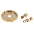 Miniatyrbillede 6 af 8: Bait Casting Fishing Reel Kobberdrev og pinion koblingsgear R C