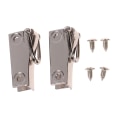 Miniatyrbilde 1 av 8: 1 sett metallpose stropp sideanker spenne henger klemmer maskinvare Silver