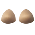 Pikkukuva 1 / 5: Uimapuku pehmuste Insertit Vaahtokolmio Sponge Pads Breast Bra Apricot Triangle
