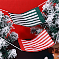 Miniatyrbillede 3 af 8: Mini Hus Julemandens Elf Dukke Shaker Miniature Scene Props Chri Green