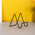 Miniatyrbillede 1 af 5: Sort Guld Holder Desktop Display Stand Opbevaringshylde B2