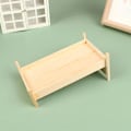 Pikkukuva 5 / 5: 1 kpl DollHouse Miniatyyri Simulaatio Sängymallin Tee-se-itse-tarvikkeet