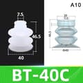 10 st formsprutningsmaskin mekaniska pneumatiska komponenter BT White 40C