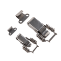 Miniatyrbilde 4 av 5: Rustfritt stål 304 Spring Hasp Toolbox Toggle Låser Lås Har A3