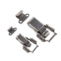 Miniatyrbilde 4 av 5: Rustfritt stål 304 Spring Hasp Toolbox Toggle Låser Lås Har A4