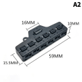 Miniatyrbilde 1 av 5: Railway Train Port Sharing Box 3/6 Distribution Port Hub For SM 6 Wire